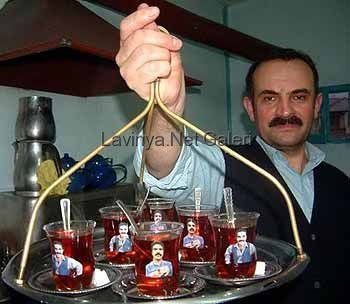 Yeni çay bardakları...