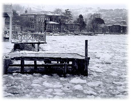 boğazda buzlar - üsküdar